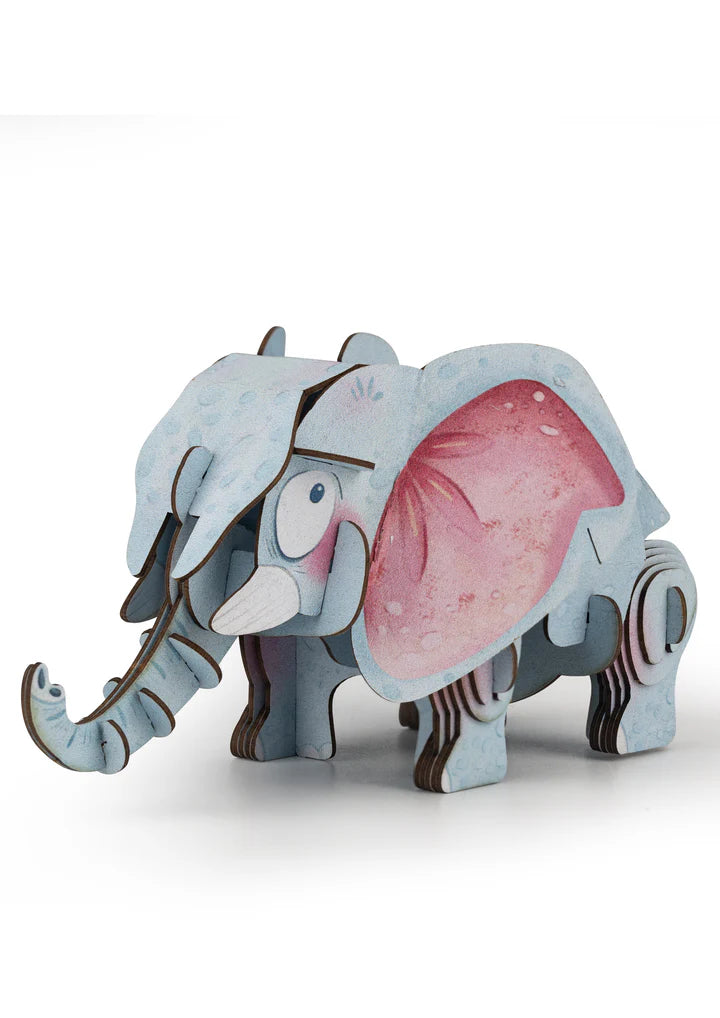 MierEdu | Build 'n' Sound 3D Puzzle African Elephant