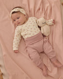 Quincy Mae | Side Snap Bodysuit- Flower Field
