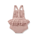 Aster & Oak - Rosette Ruffle Knit Romper