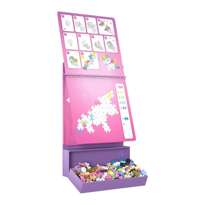 Plus-Plus - Activity Pad - Puzzle by Number - Fairy Tale Unicorns