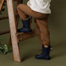 Pretty Brave I Puddle Boot - Indigo with Tan