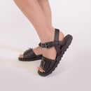 Pretty Brave | Pho Sandal Black