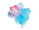 Butterfly Wings and Twin Layer Skirt Set - Blue