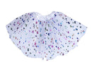 30cm Three Layers White Colour Tutu with Foil Butterflies Print