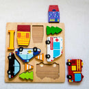 Kiddie Connect | Chunky Vehicles Puzzle