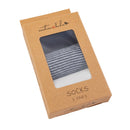 Navy & White Stripe Socks 3 Pack