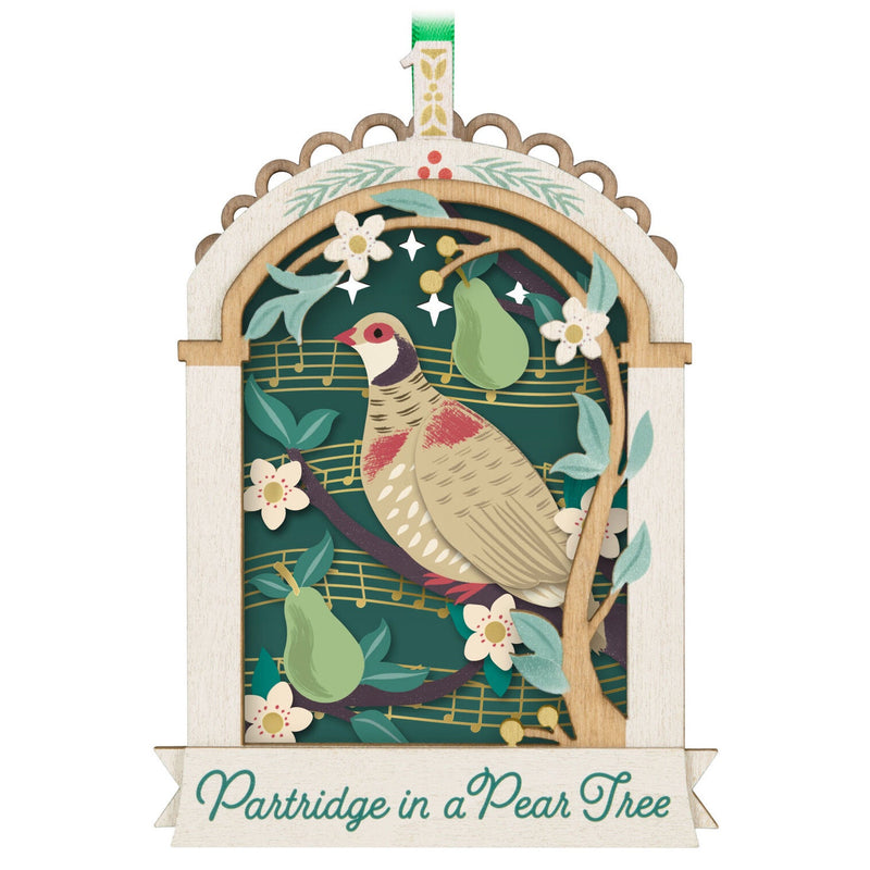 Hallmark 2024 | Twelve Days of Christmas Papercraft Ornament