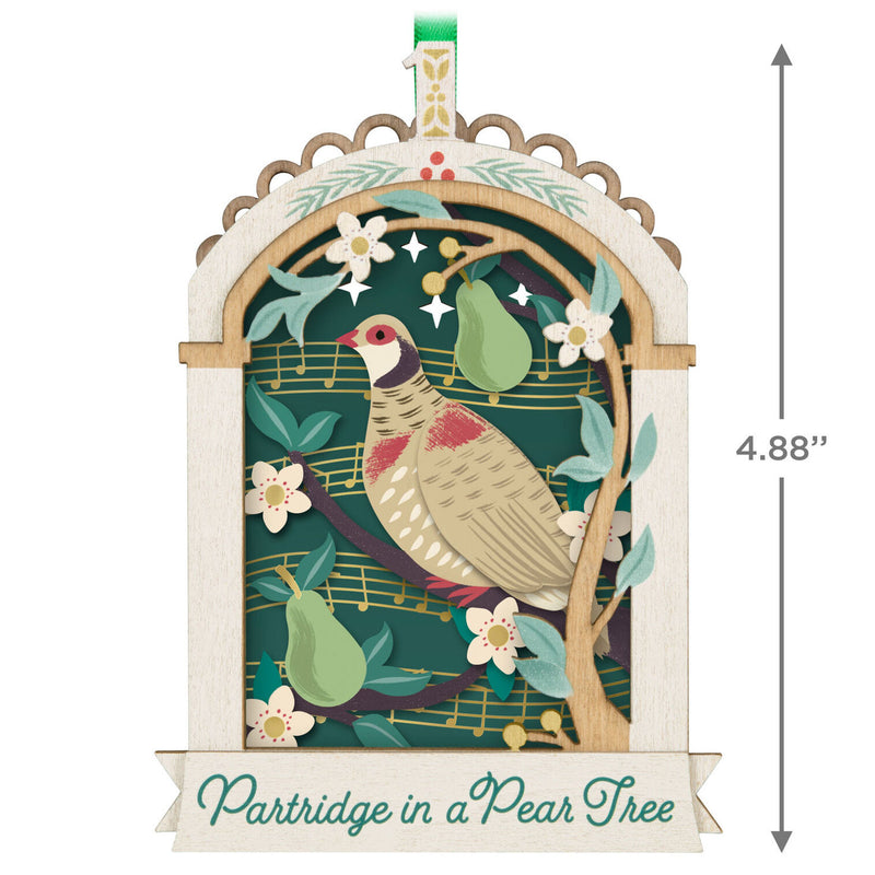 Hallmark 2024 | Twelve Days of Christmas Papercraft Ornament