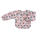 Silly Billyz: Wipe Clean Nylon Small Long Sleeve Bib - Peekaboo