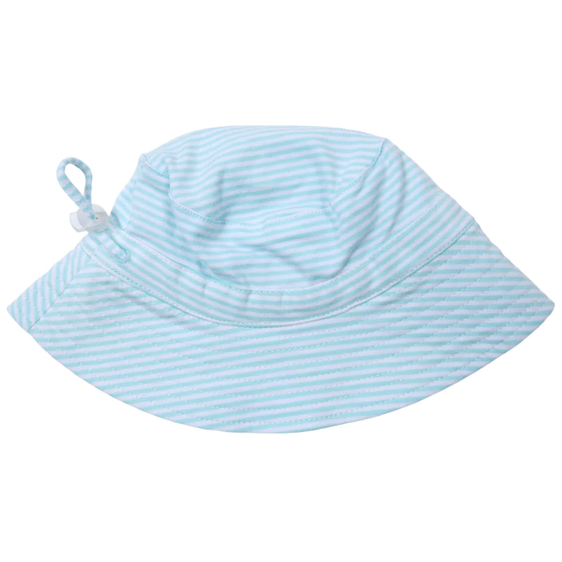 Korango | Victorian Government's Cotton Sun Hat - Mint Stripe