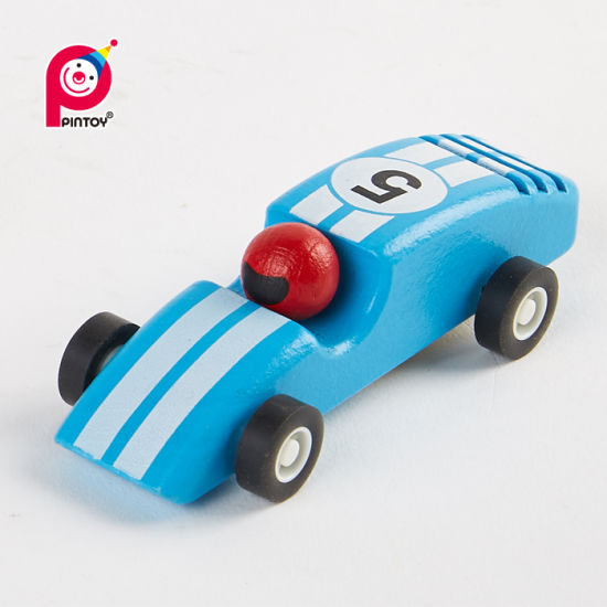 Pintoy Assorted Wooden Racing Cars
