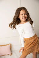 Cracked Soda | Piper Cord Skirt - Cinnamon RRP $41.99  SPECIAL