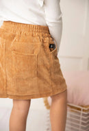 Cracked Soda | Piper Cord Skirt - Cinnamon RRP $41.99  SPECIAL