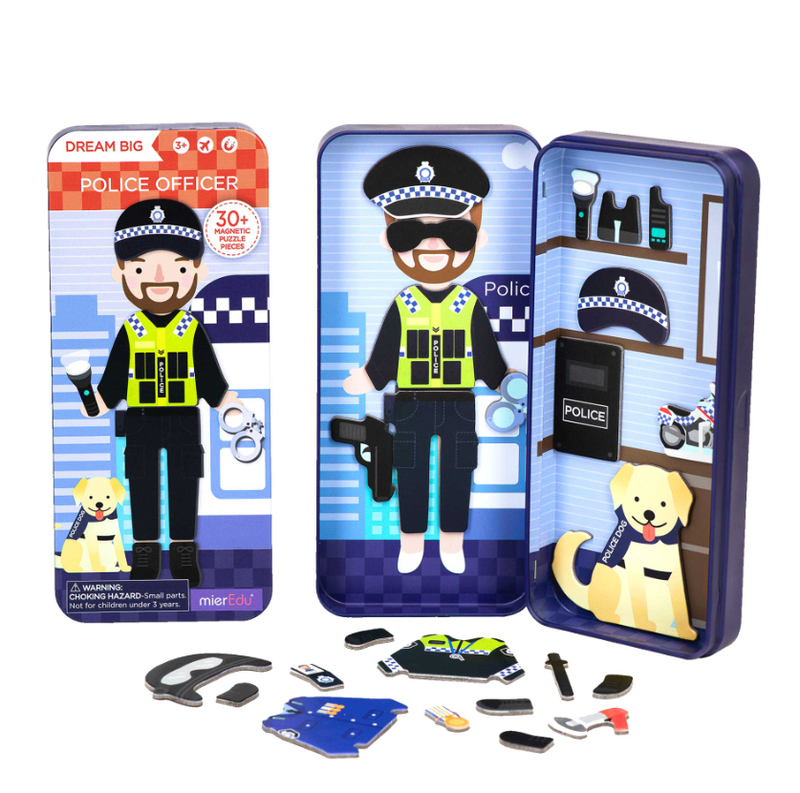 MierEdu | Travel Magnetic Box Police Officer