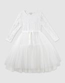 Designer Kidz | Princess Lace L/S Tutu Dress