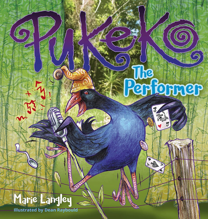 Pukeko: The Performer by marie Langley