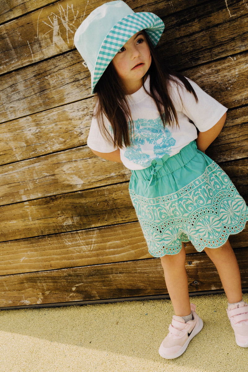 The Girl Club | White lace Tiger Tee