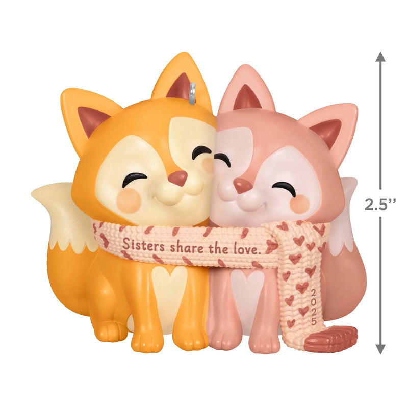 Sisters Share The Love — 2025 Hallmark Keepsake Christmas Ornament **PRE-ORDER**