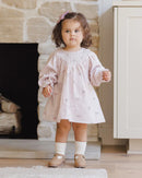 Quincy Mae  | V Smocked Dress-Bows