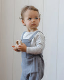 Quincy Mae | Long Sleeve Tee - Cloud Stripe