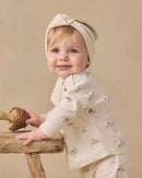 Quincy Mae | Drawstring Pant Bunnies - Ivory