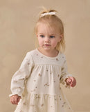 Quincy Mae | Tiered Jersey Dress Bunnies - Ivory