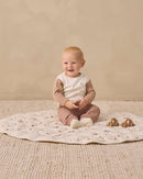 Quincy Mae | Long Sleeve Raglan Tee - Almond