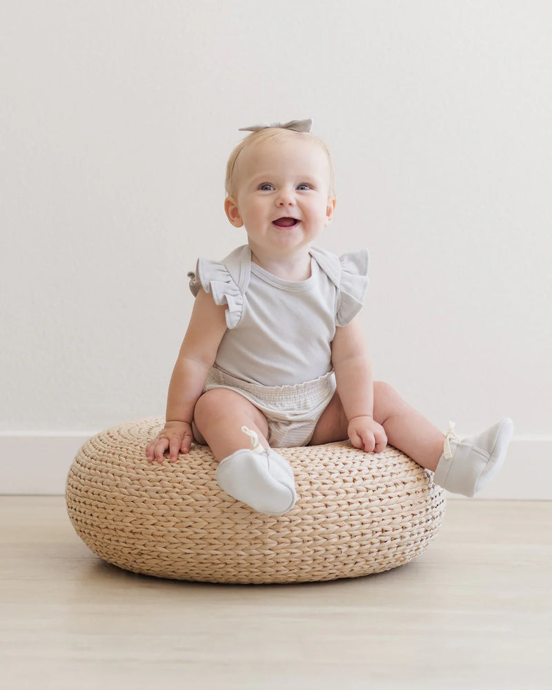 Quincy Mae | Baby Booties || Sky Blue