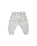 Quincy Mae | Drawstring Pant - Cloud Stripe