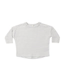 Quincy Mae | Long Sleeve Tee - Cloud Stripe