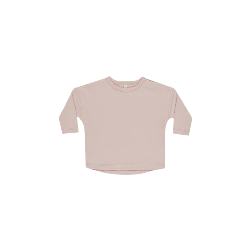 Quincy Mae | Long Sleeve Tee - Blush Pink