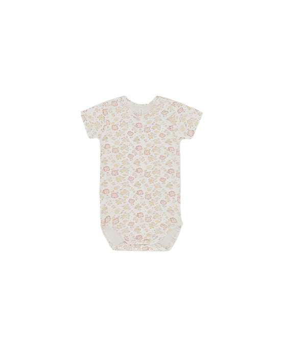 Quincy Mae | Bamboo Short Sleeve Bodysuit || Bloom