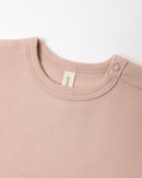 Quincy Mae | Jersey Bodysuit, 2 Pack Floral Vine - Dusty Rose