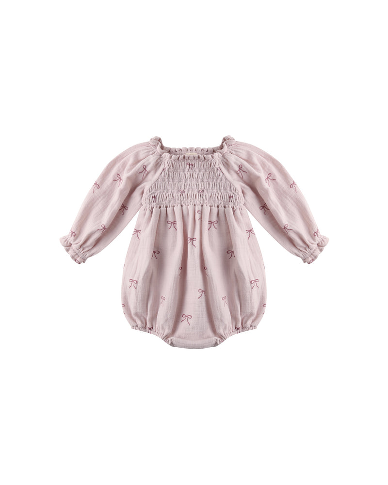 Quincy Mae | Eden Romper-Bows