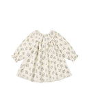 Quincy Mae | Long Sleeve Isla Dress French Floral - Natural