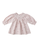 Quincy Mae  | V Smocked Dress-Bows