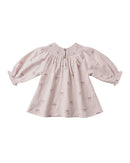 Quincy Mae  | V Smocked Dress-Bows