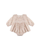 Quincy Mae | Thalia Romper - Pink Blossom