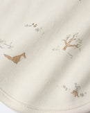 Quincy Mae | Snap Bib, 2 Pack-Fox Land, Fern Stripe