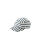 Quincy Mae | Baby Cap-Ocean Pinstripe