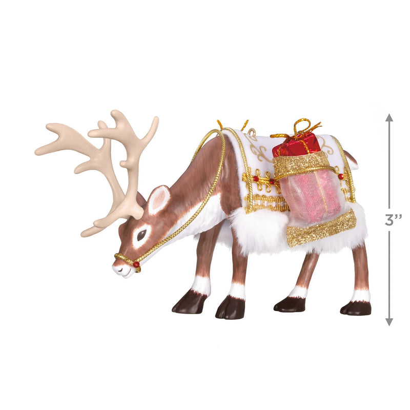 Father Christmas, Reindeer — 2025 Hallmark Keepsake Christmas Ornament