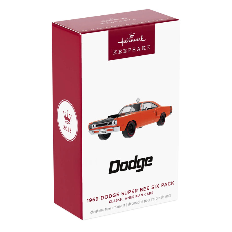 1969 Dodge Super Bee Six Pack, 35th in the Classic American Cars Series - Hallmark 2025