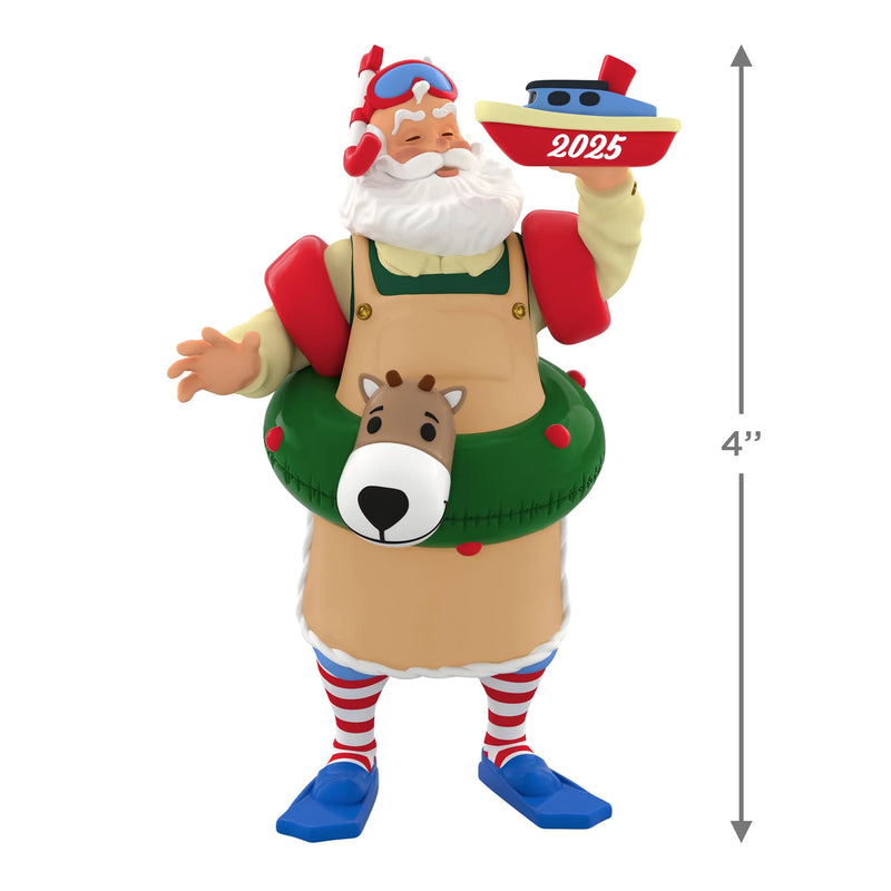 Toymaker Santa, 26th in the Series — 2025 Hallmark Keepsake Christmas Ornament
