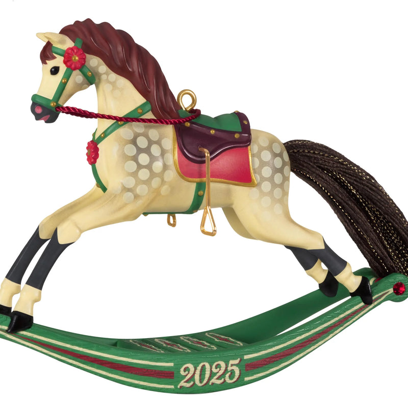 Rocking Horse Memories, 6th in the Series — 2025 Hallmark Keepsake Christmas Ornament **PRE-ORDER**
