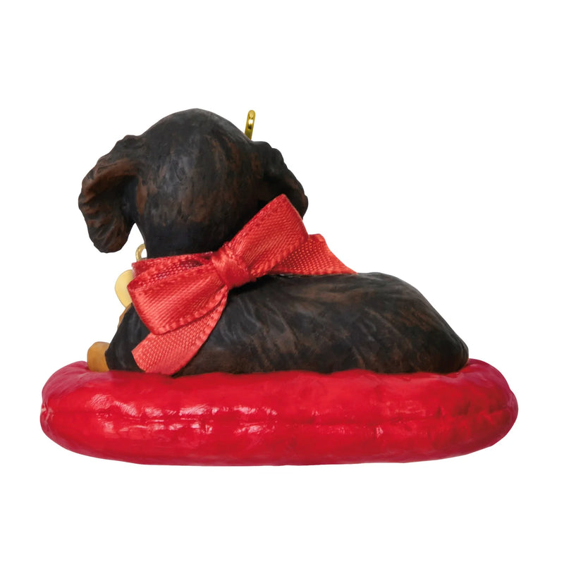 Long-haired Dachshund, 35th in the Puppy Love Series — 2025 Hallmark