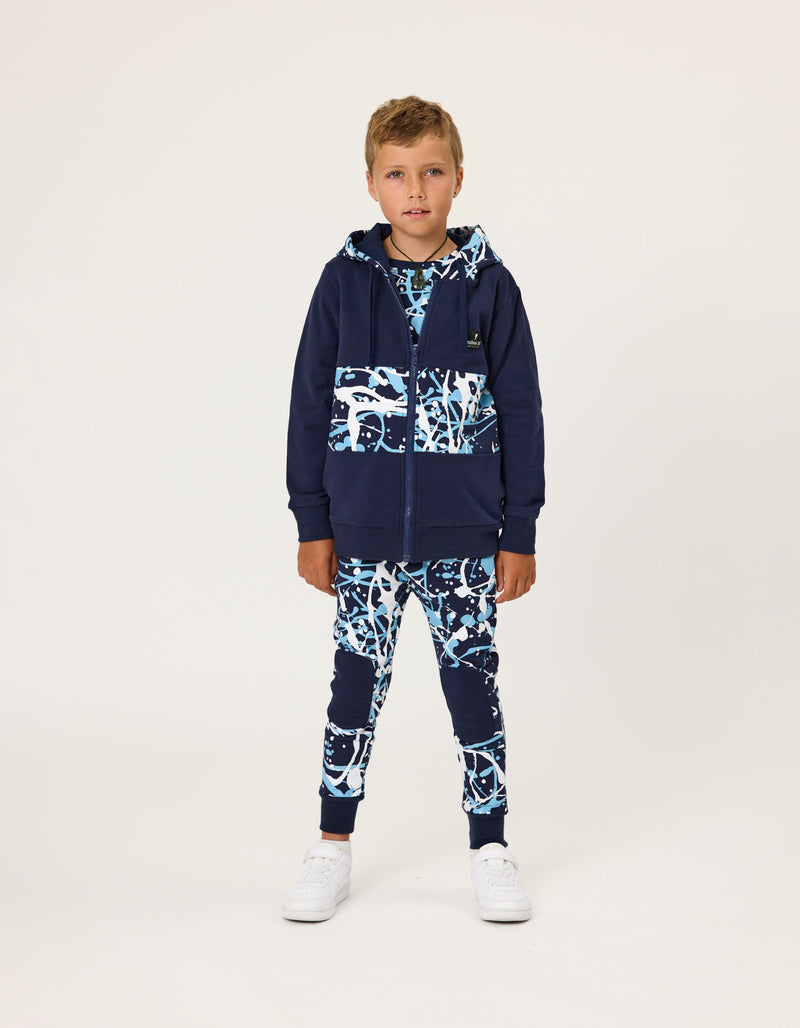 Radicool Kids | Splatter Panel Zip Hood