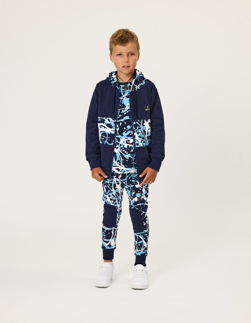 Radicool Kids | Splatter Panel Zip Hood