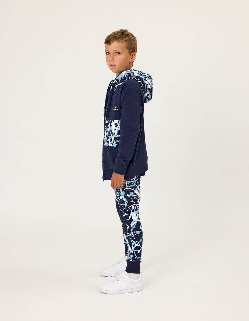 Radicool Kids | Splatter Panel Zip Hood