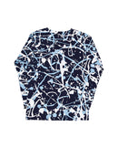 Radicool Kids | Blue Splatter  Long sleeve Tee