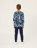 Radicool Kids | Blue Splatter  Long sleeve Tee